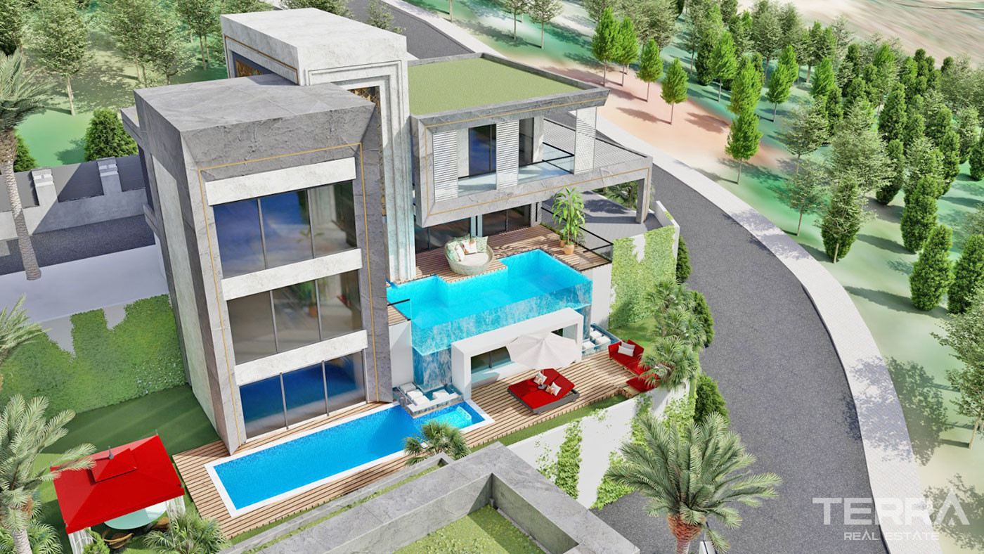 Exclusive Villas with Private Pool and Large Garden in Alanya Kargıcak - 60605