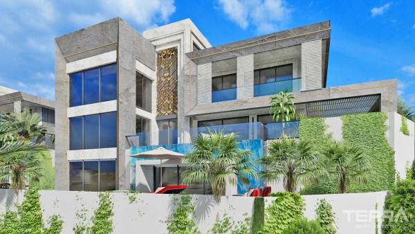 Exclusive Villas with Private Pool and Large Garden in Alanya Kargıcak