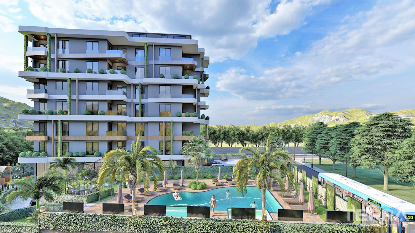 Affordable Apartments in Alanya Avsallar within Proximity to the Beach - 60675