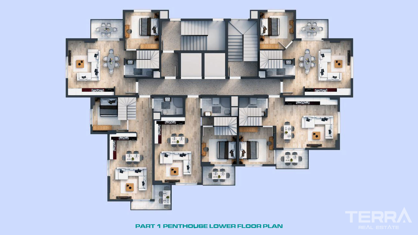 Affordable Apartments in Alanya Avsallar within Proximity to the Beach - 60749