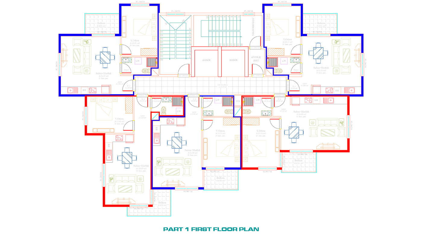 Affordable Apartments in Alanya Avsallar within Proximity to the Beach - 60750