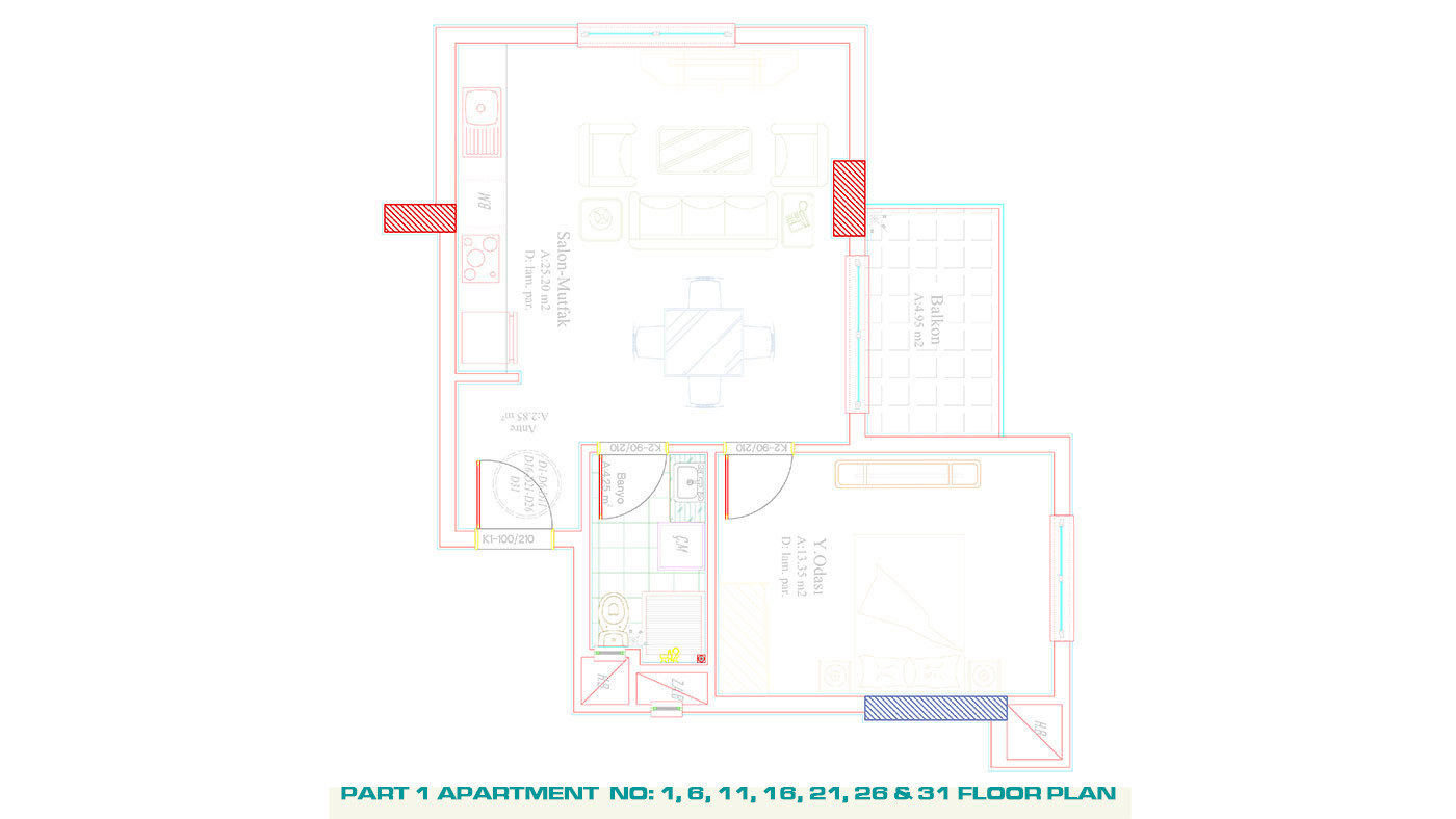 Affordable Apartments in Alanya Avsallar within Proximity to the Beach - 60751