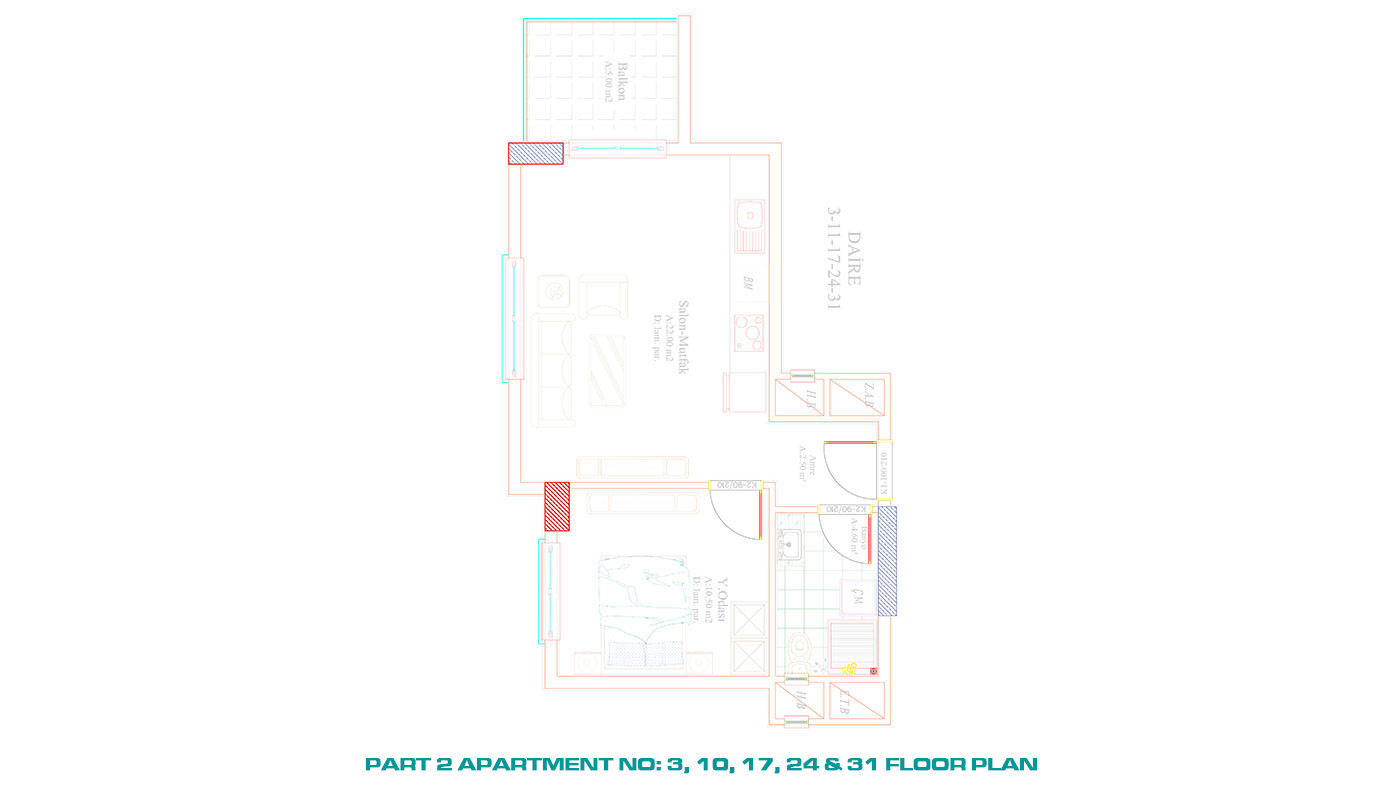 Affordable Apartments in Alanya Avsallar within Proximity to the Beach - 60767