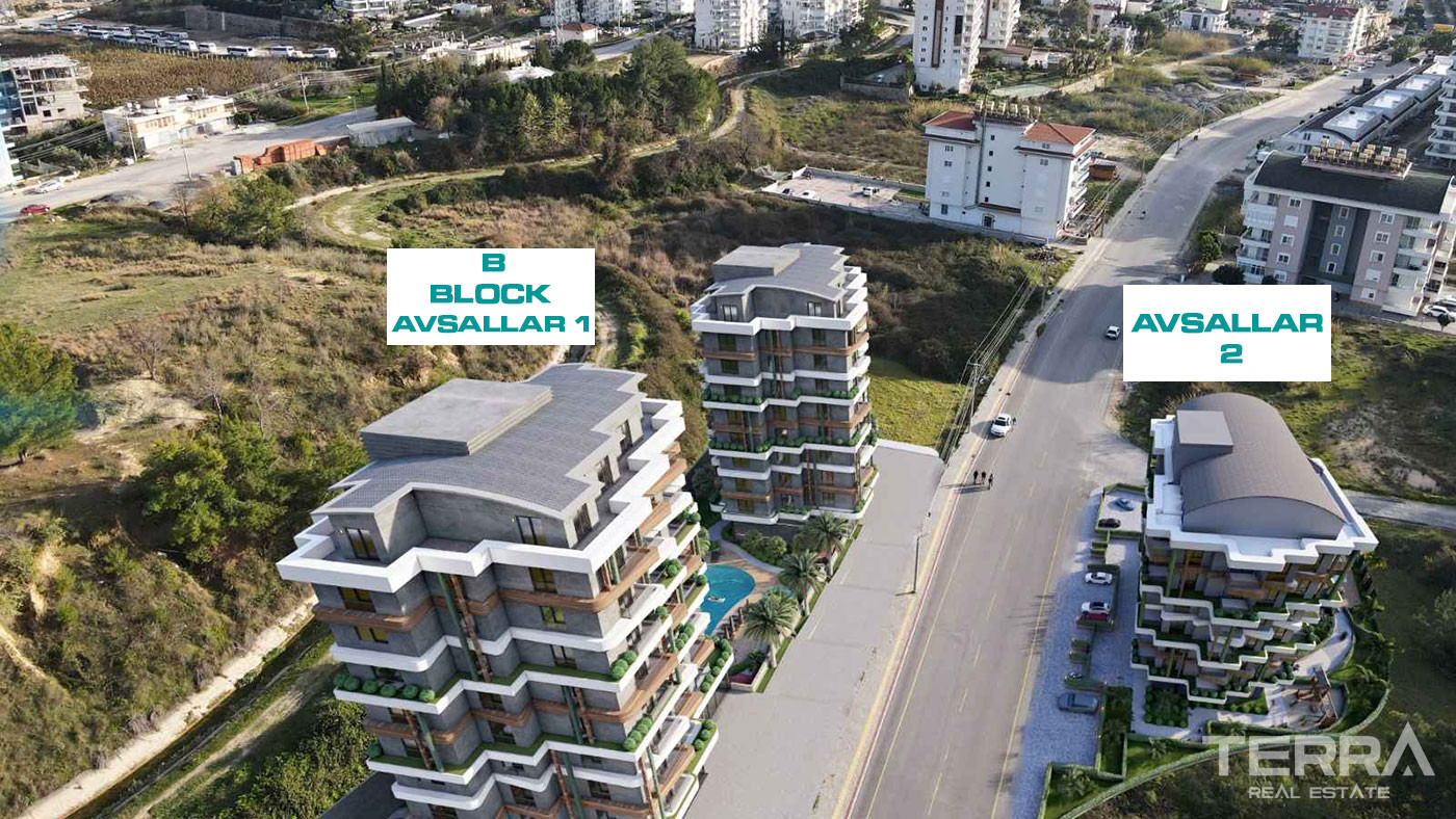 Affordable Apartments in Alanya Avsallar within Proximity to the Beach - 66120