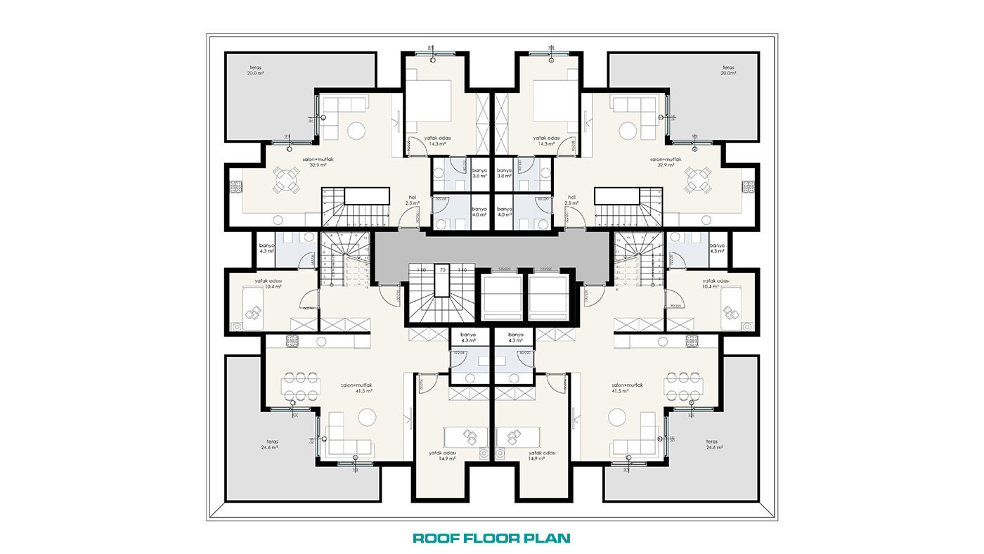 New Luxury Apartments in Alanya Oba with High-Quality Features - 60735