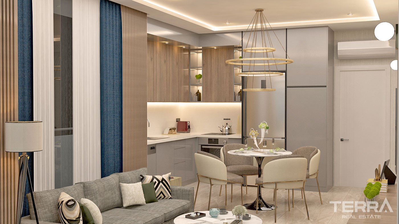 New Luxury Apartments in Alanya Oba with High-Quality Features - 60741