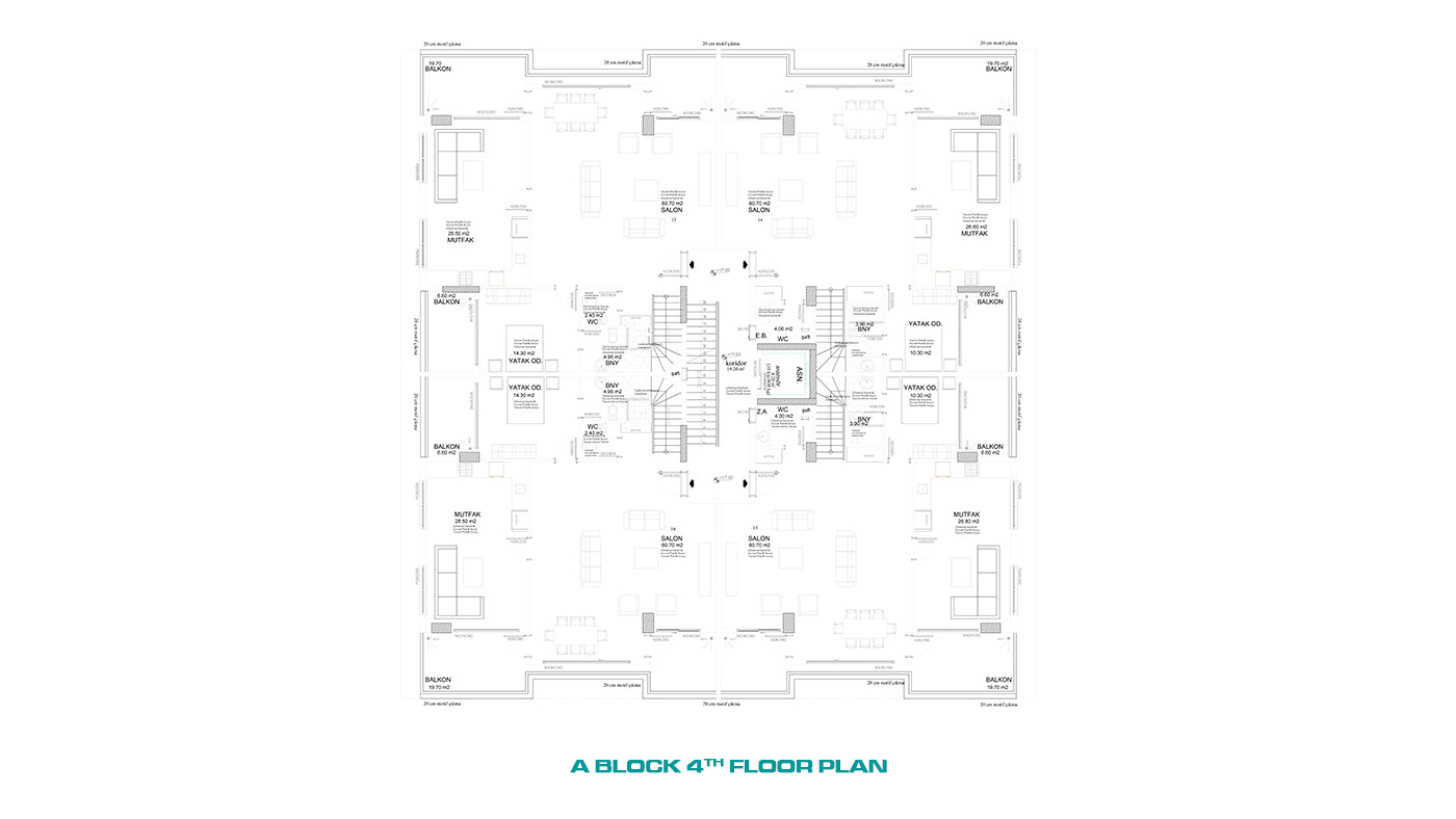 Spacious Central Apartments in Alanya with High Investment Potential - 61024