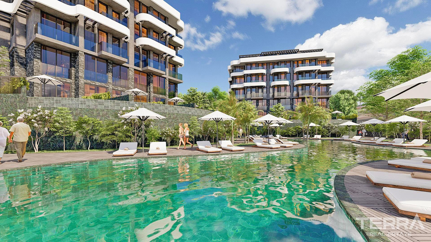Alanya, Kargıcak'ta Sahile Yakın Deniz Manzaralı Daireler - 61107