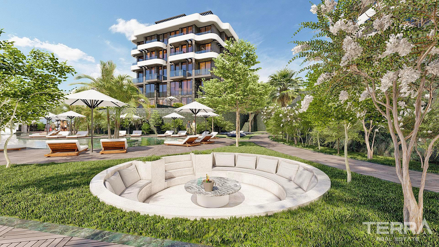 Alanya, Kargıcak'ta Sahile Yakın Deniz Manzaralı Daireler - 61112
