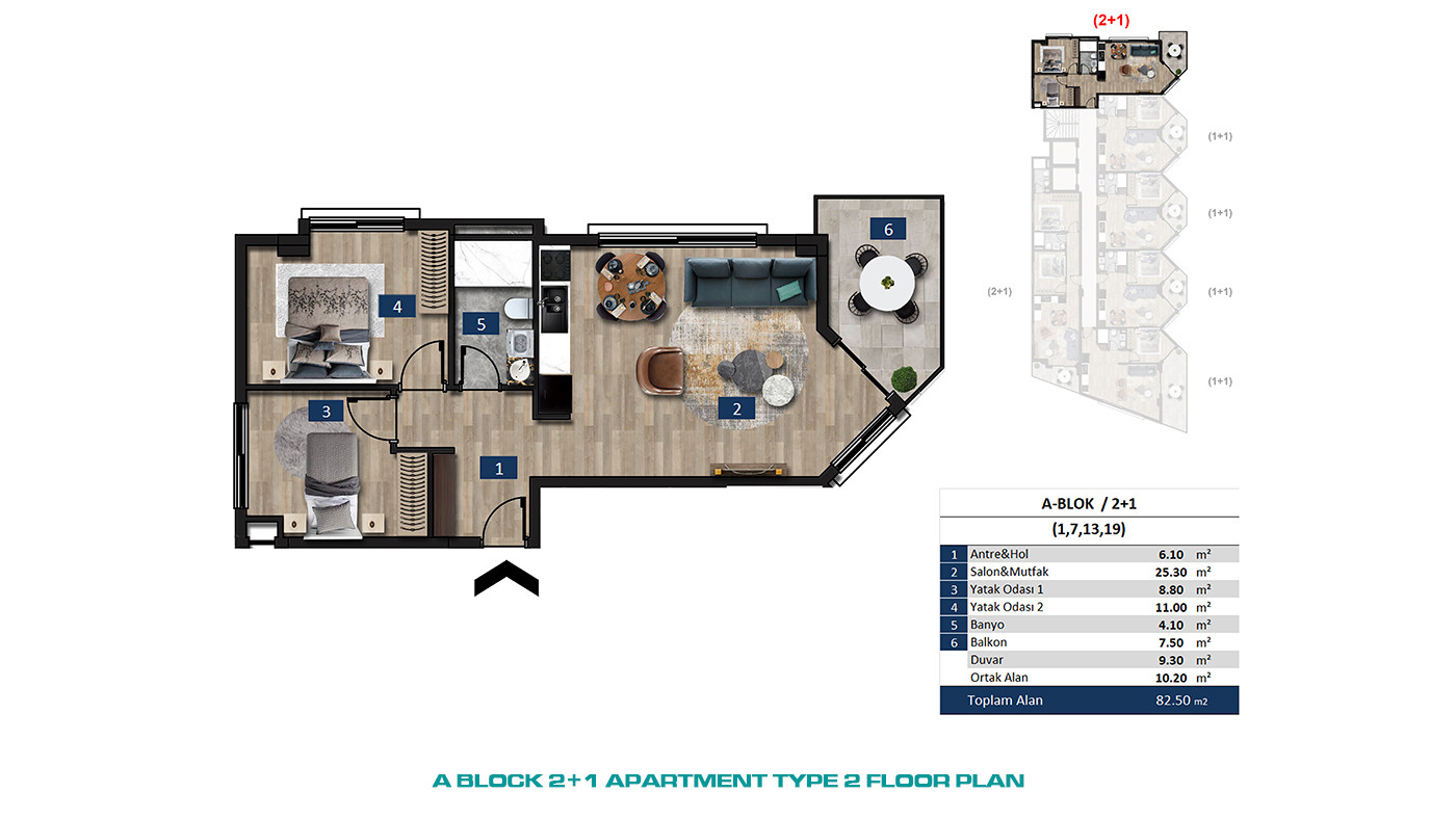 Seafront Apartments in Alanya Center with 5-Star Hotel Concept - 61063