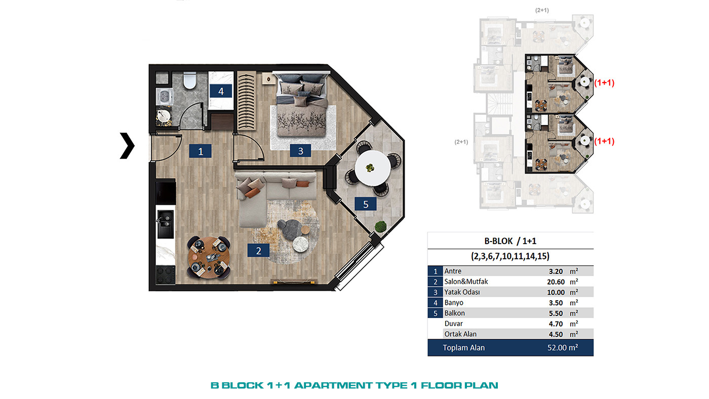 Seafront Apartments in Alanya Center with 5-Star Hotel Concept - 61078