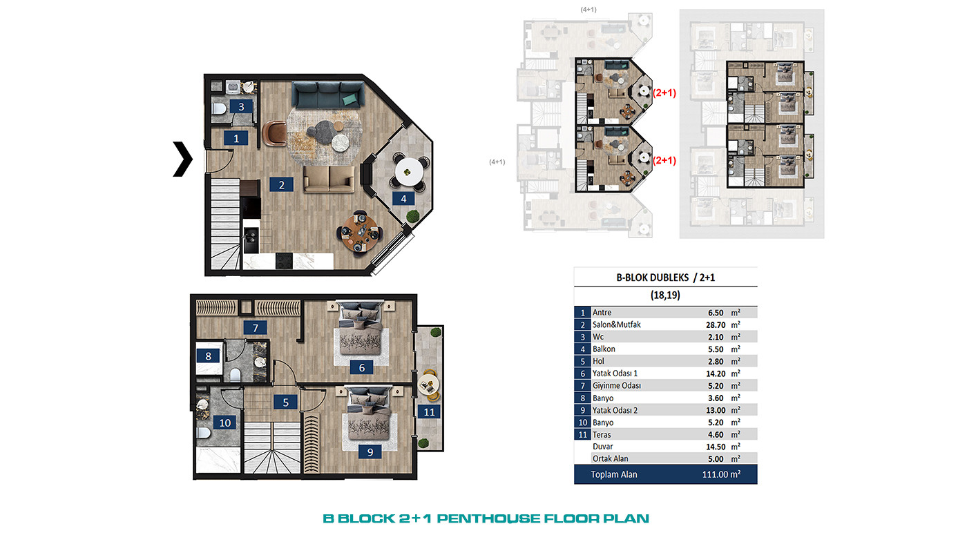 Seafront Apartments in Alanya Center with 5-Star Hotel Concept - 61083