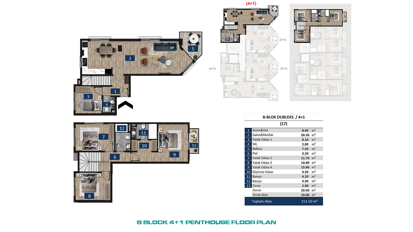 Seafront Apartments in Alanya Center with 5-Star Hotel Concept - 61084