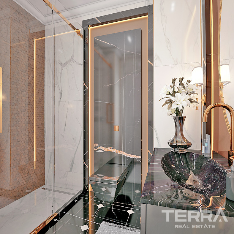 Seafront Apartments in Alanya Center with 5-Star Hotel Concept - 61089