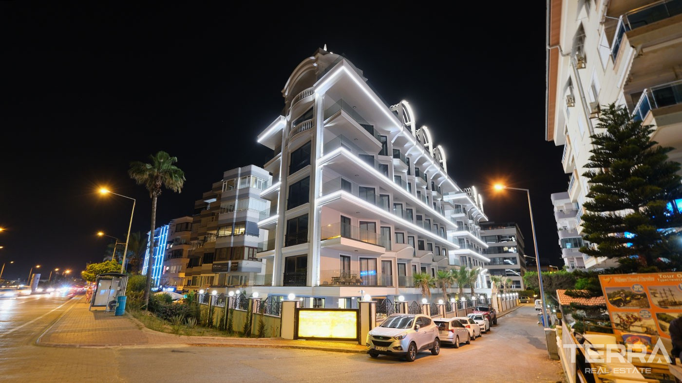 Seafront Apartments in Alanya Center with 5-Star Hotel Concept - 102169