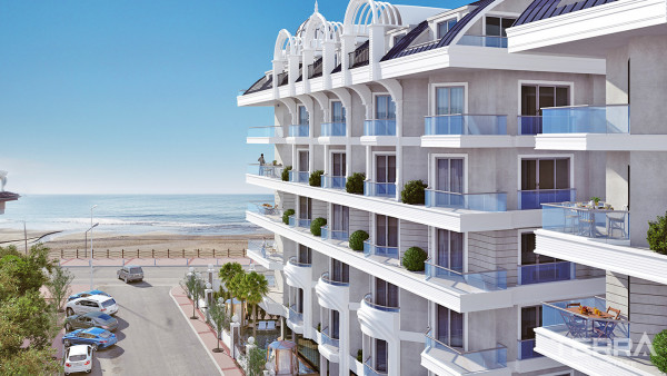 Seafront Apartments in Alanya Center with 5-Star Hotel Concept