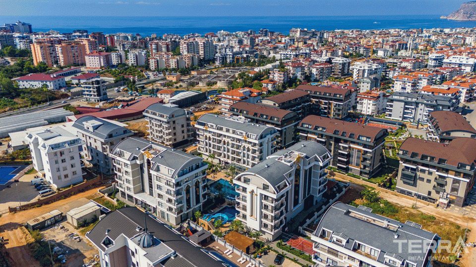 Apartments in Alanya's Popular Oba Region with Luxury Features