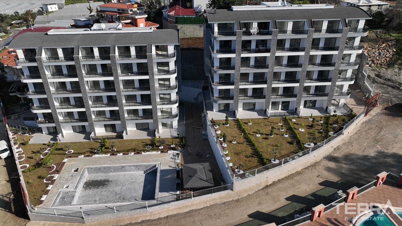Alanya Apartments with Luxury Amenities and Wide Balconies in Kargıcak - 99309
