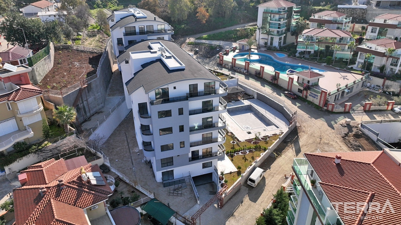 Alanya Apartments with Luxury Amenities and Wide Balconies in Kargıcak - 99312