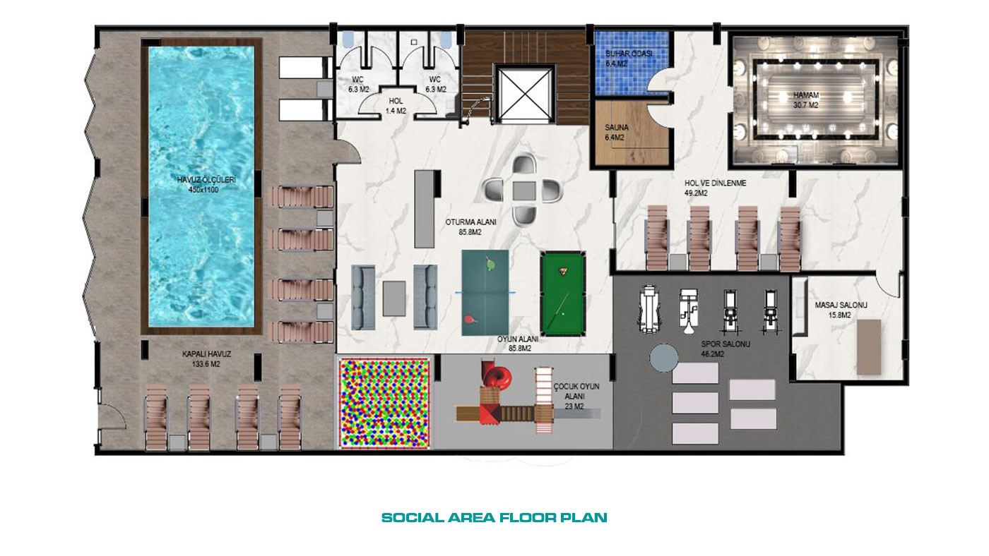 Alanya Apartments with Luxury Amenities and Wide Balconies in Kargıcak - 61701