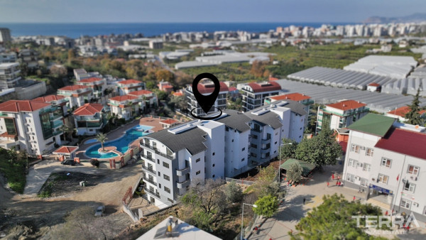 Alanya Apartments with Luxury Amenities and Wide Balconies in Kargıcak