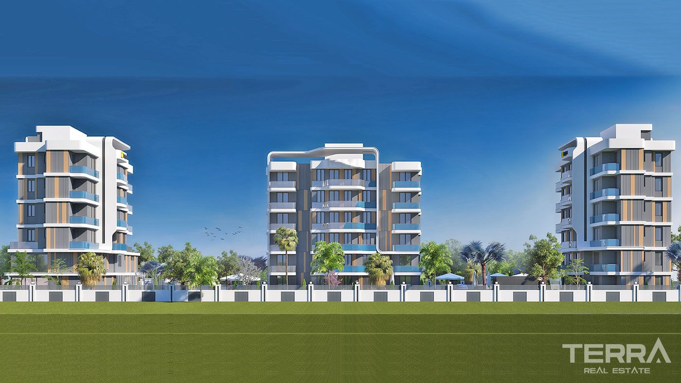 Luxury Apartments with High Investment Potential in Antalya Aksu - 61563