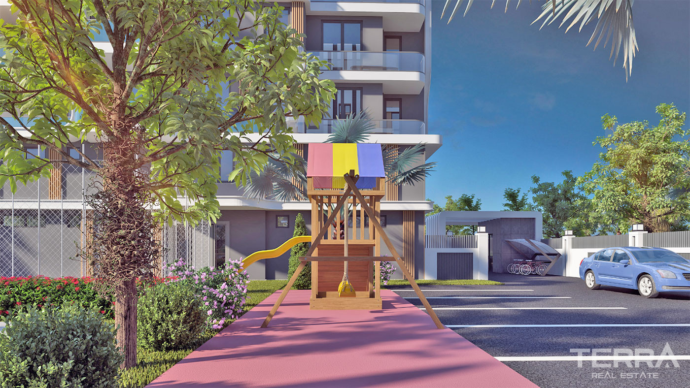 Luxury Apartments with High Investment Potential in Antalya Aksu - 61569