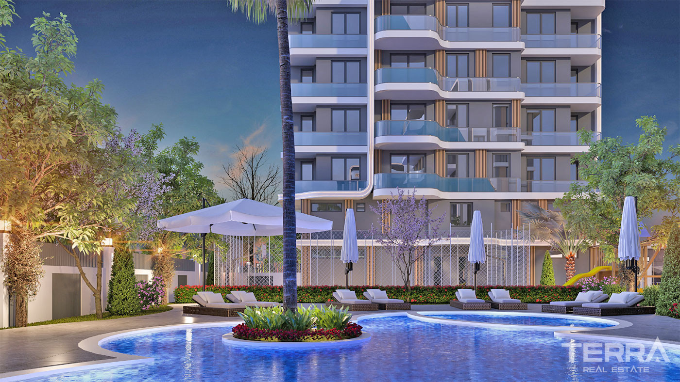 Luxury Apartments with High Investment Potential in Antalya Aksu - 61571