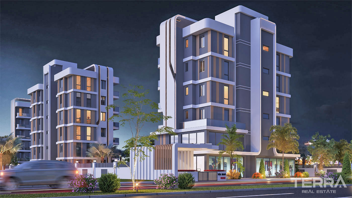 Luxury Apartments with High Investment Potential in Antalya Aksu - 61572