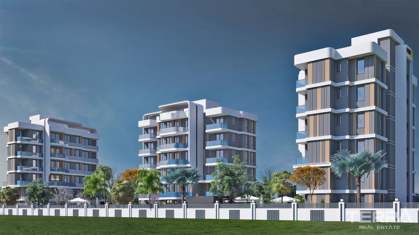 Luxury Apartments with High Investment Potential in Antalya Aksu - 61574