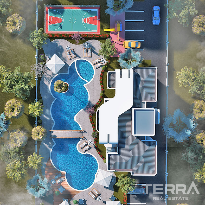 Luxury Apartments with High Investment Potential in Antalya Aksu - 61575