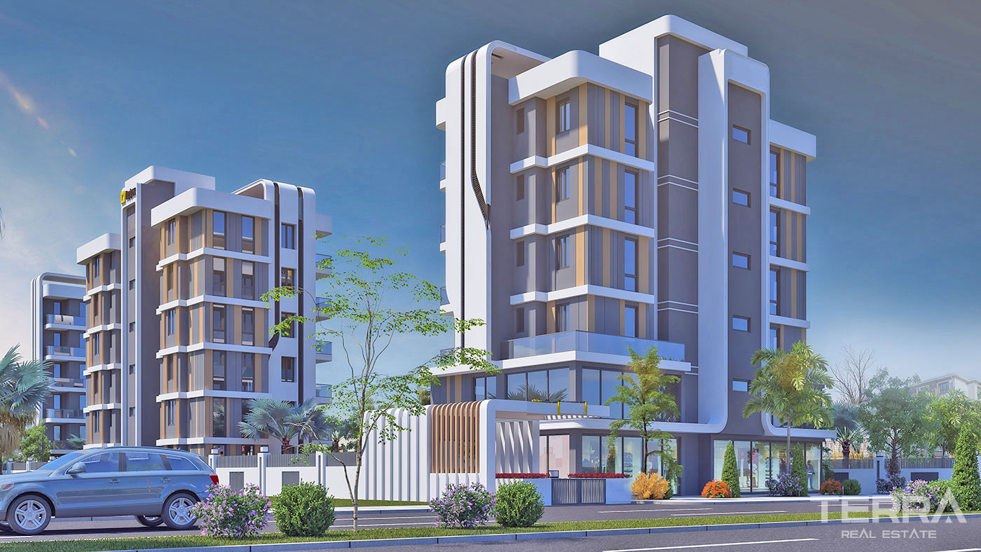 Luxury Apartments with High Investment Potential in Antalya Aksu - 61576
