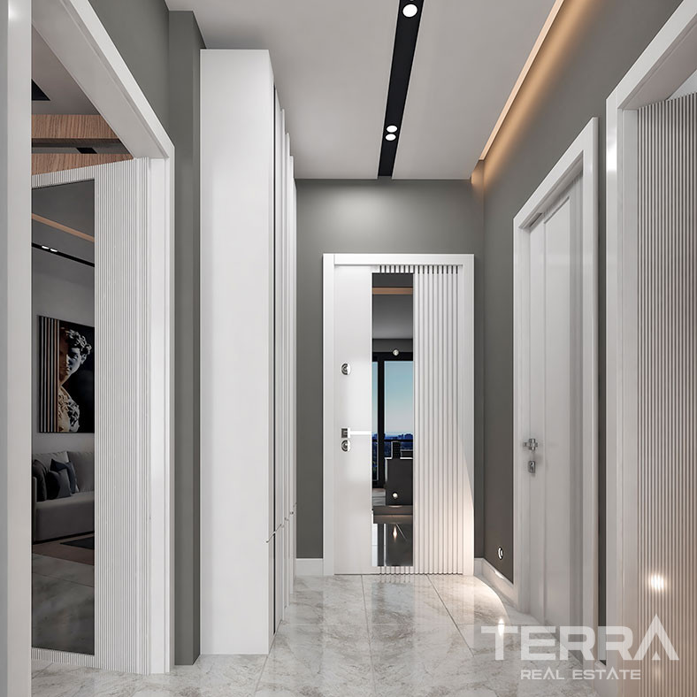 Luxury Apartments with High Investment Potential in Antalya Aksu - 61586