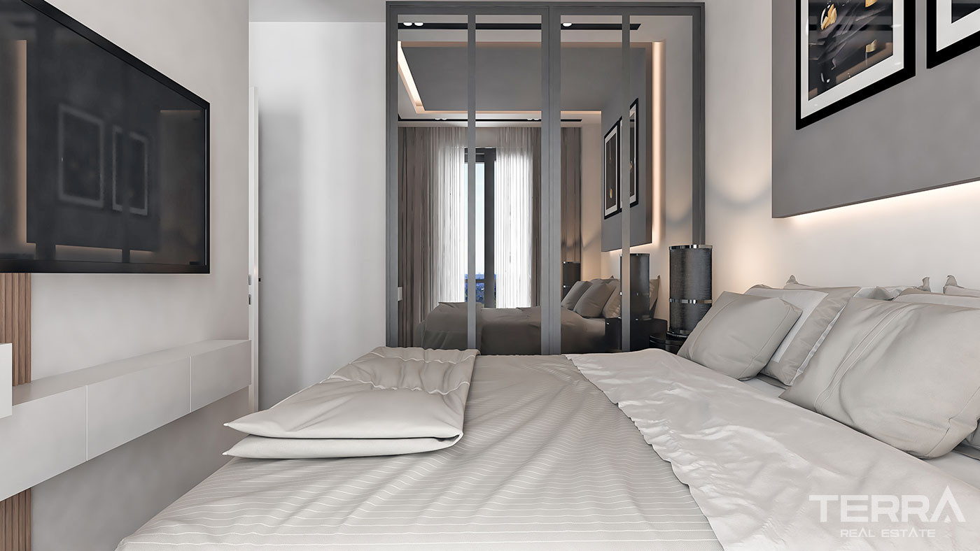 Luxury Apartments with High Investment Potential in Antalya Aksu - 61587