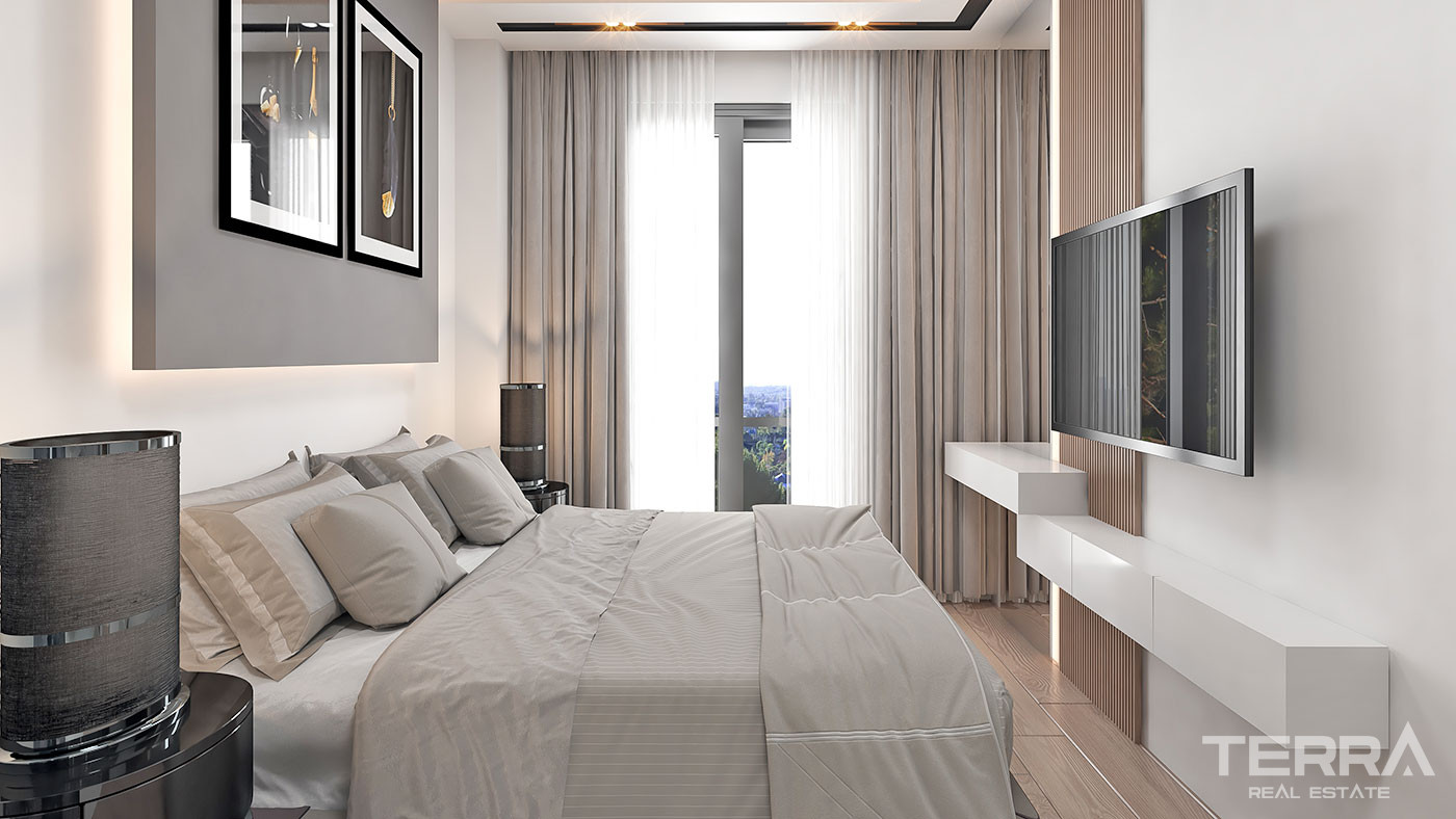 Luxury Apartments with High Investment Potential in Antalya Aksu - 61588