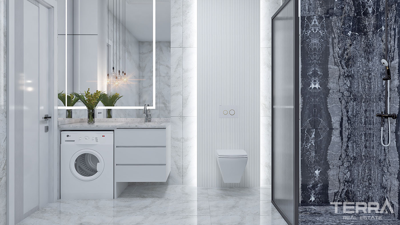 Luxury Apartments with High Investment Potential in Antalya Aksu - 61589