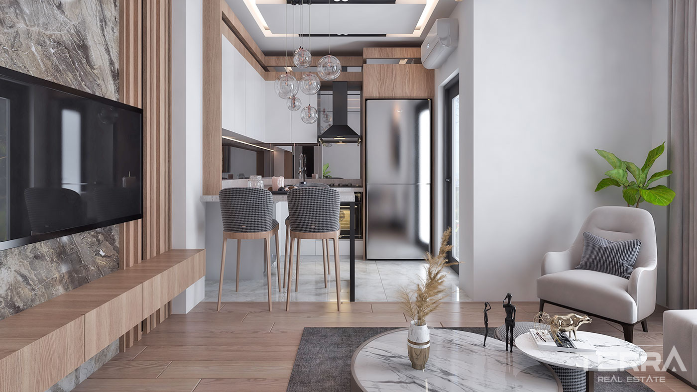 Luxury Apartments with High Investment Potential in Antalya Aksu - 61592