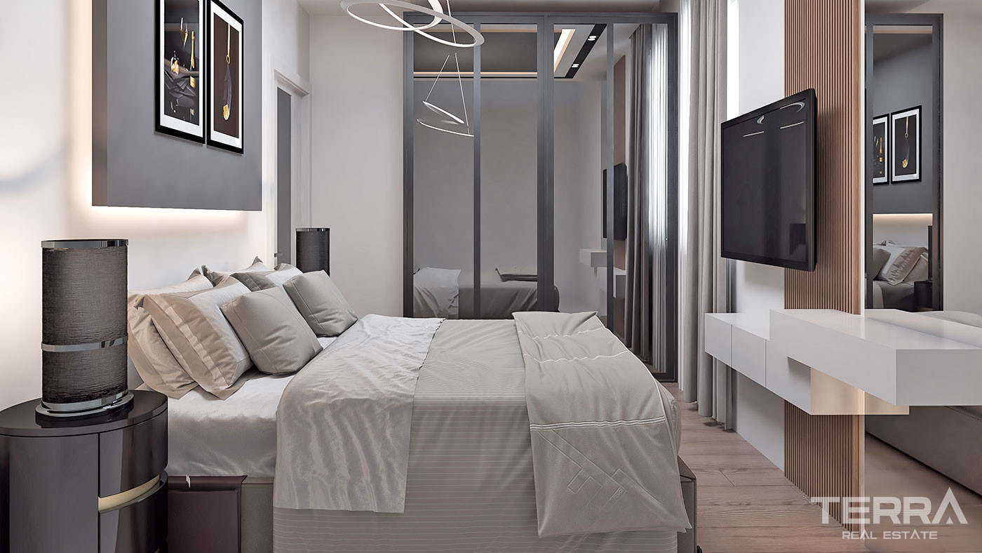 Luxury Apartments with High Investment Potential in Antalya Aksu - 61596