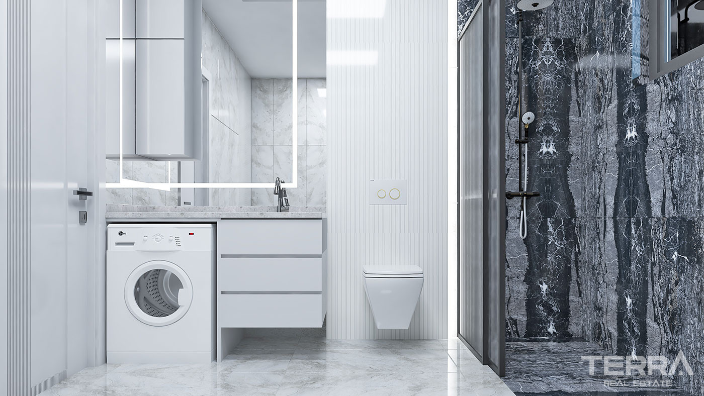 Luxury Apartments with High Investment Potential in Antalya Aksu - 61597