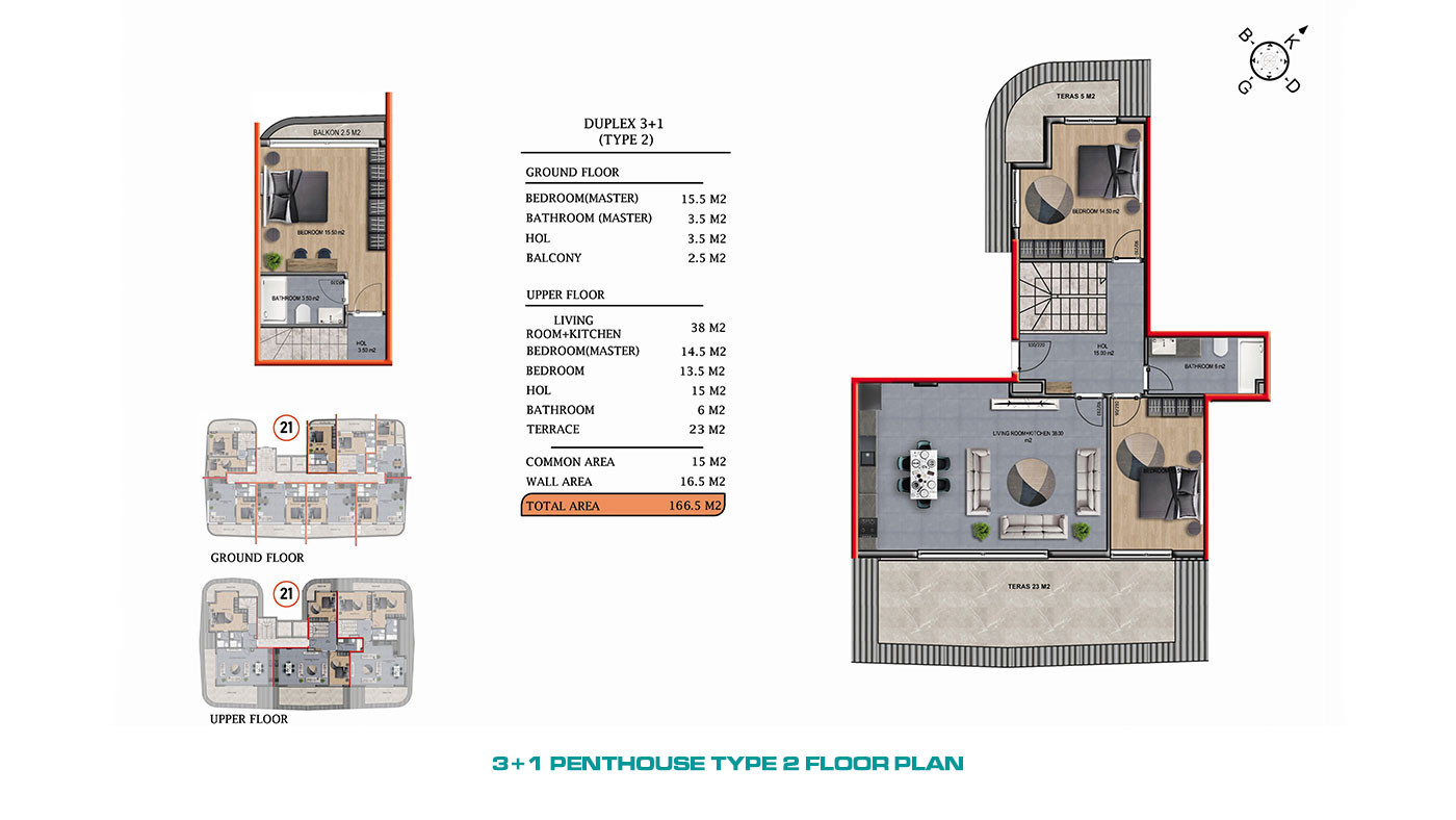 Luxury Apartments in a Modern Complex with Activities in Alanya, Oba - 61767