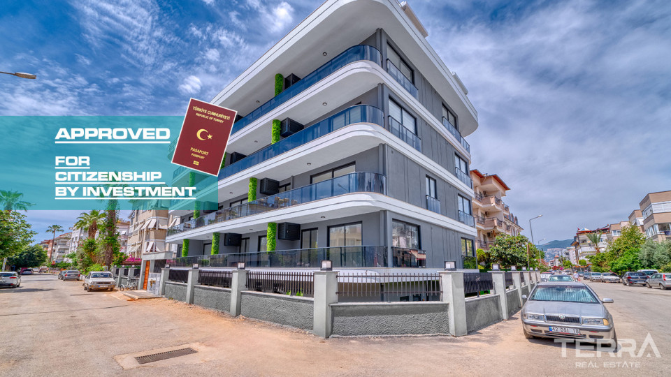Luxury Apartments in a Modern Complex with Activities in Alanya, Oba