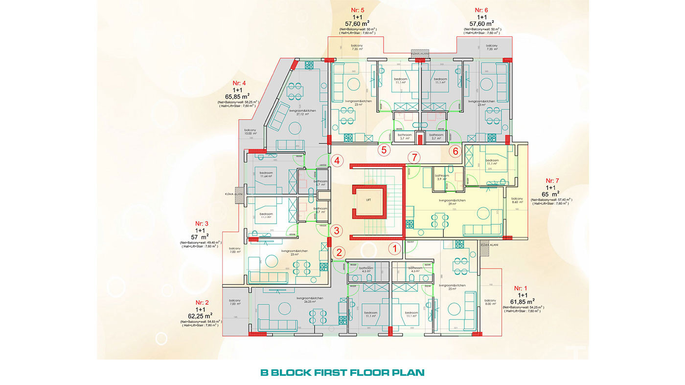 Elite City 2 Apartments in Alanya with Luxury Amenities - 62023