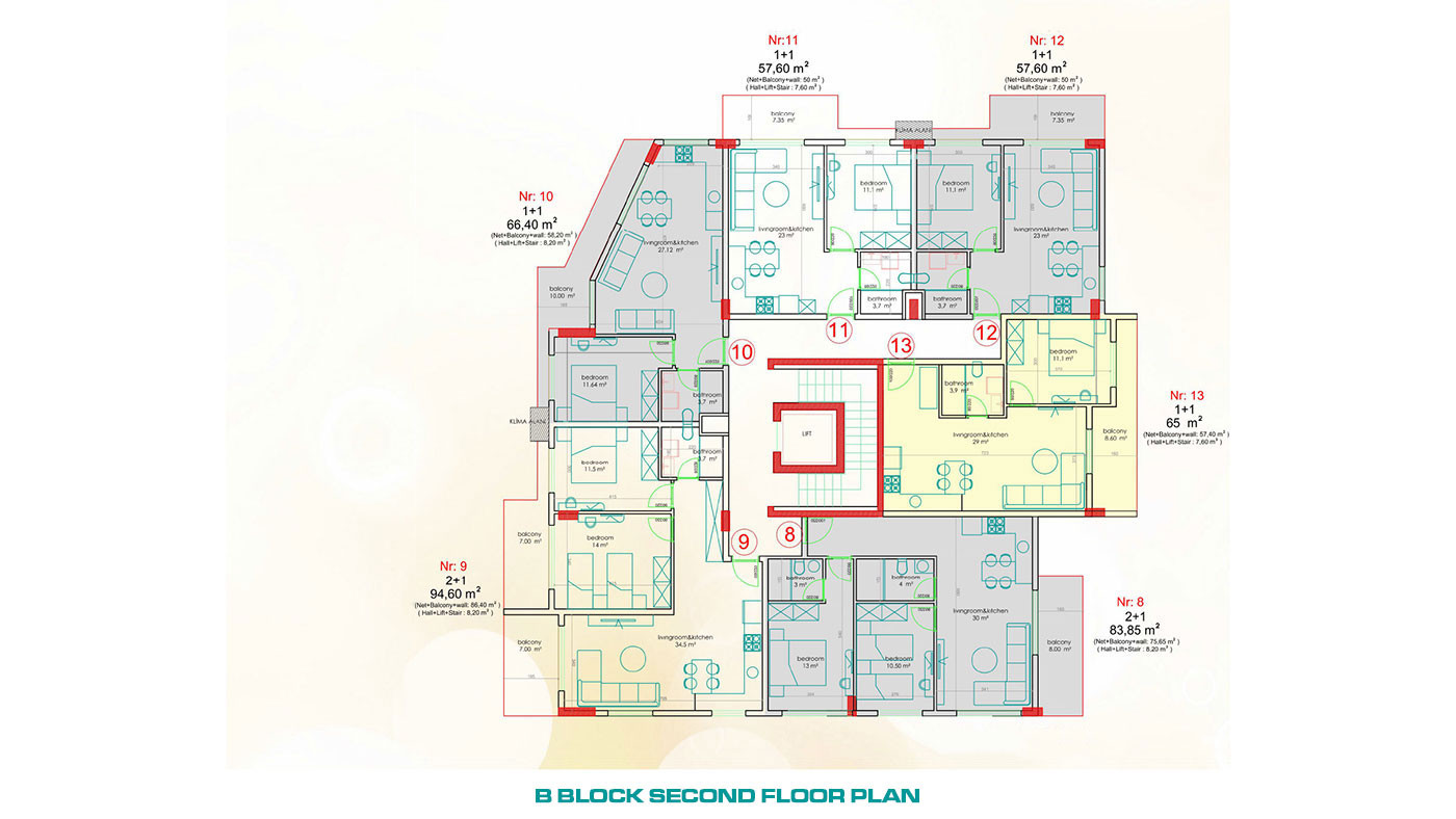 Elite City 2 Apartments in Alanya with Luxury Amenities - 62024