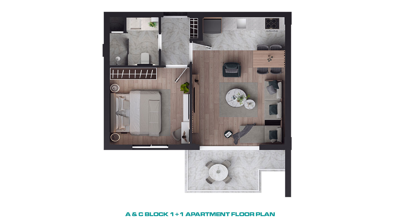 Appartements à Vendre à Antalya Aksu Avec Espaces Collectifs - 61798