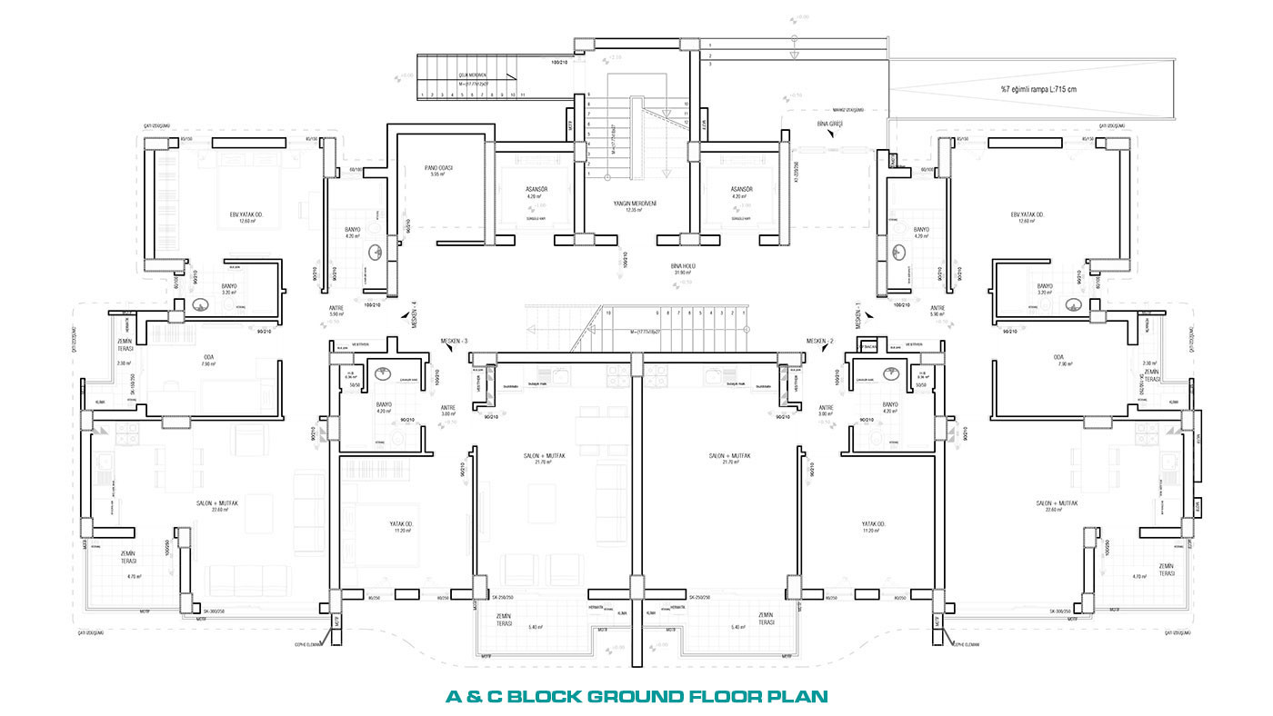 Appartements à Vendre à Antalya Aksu Avec Espaces Collectifs - 61803