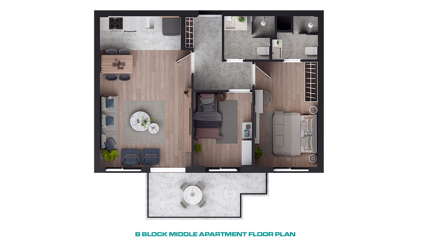 Appartements à Vendre à Antalya Aksu Avec Espaces Collectifs - 61806