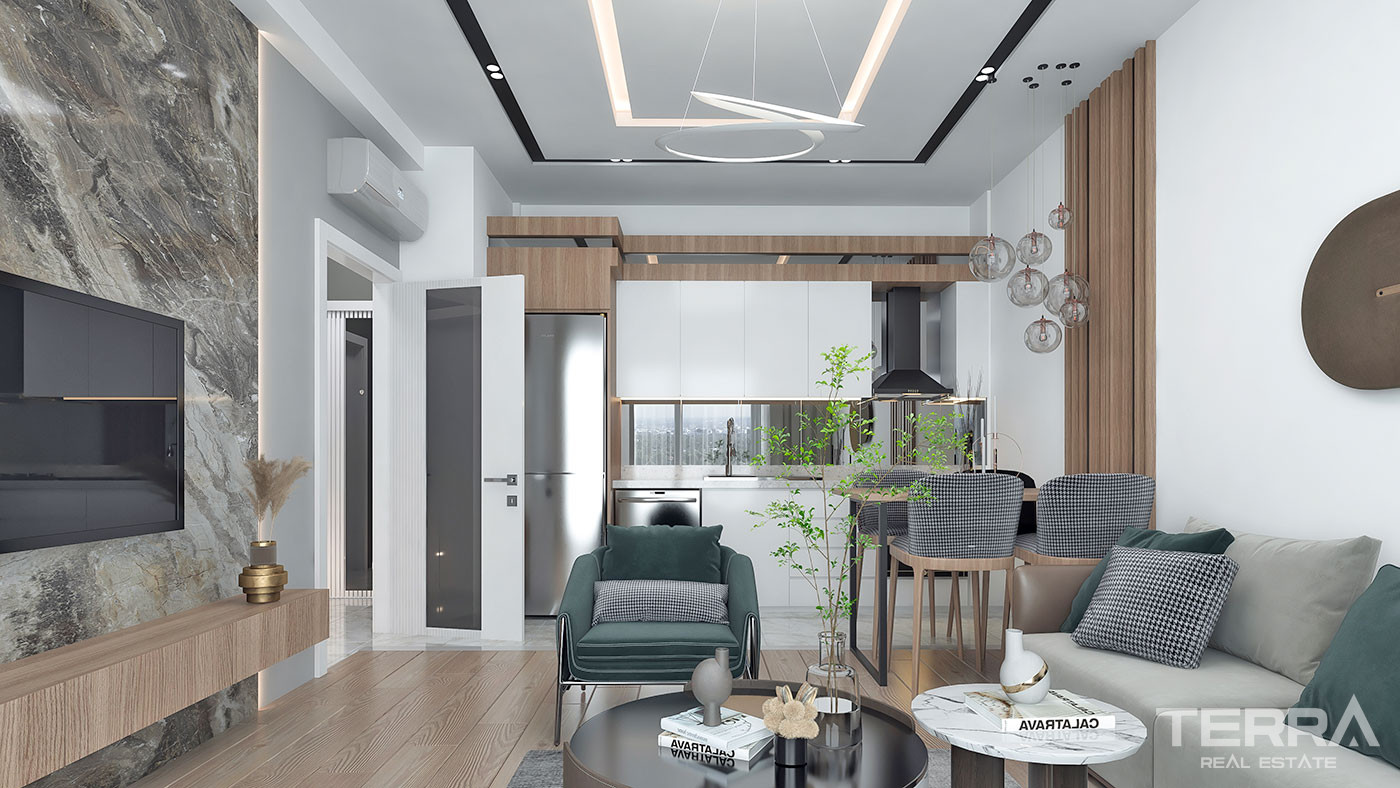 Appartements à Vendre à Antalya Aksu Avec Espaces Collectifs - 61831