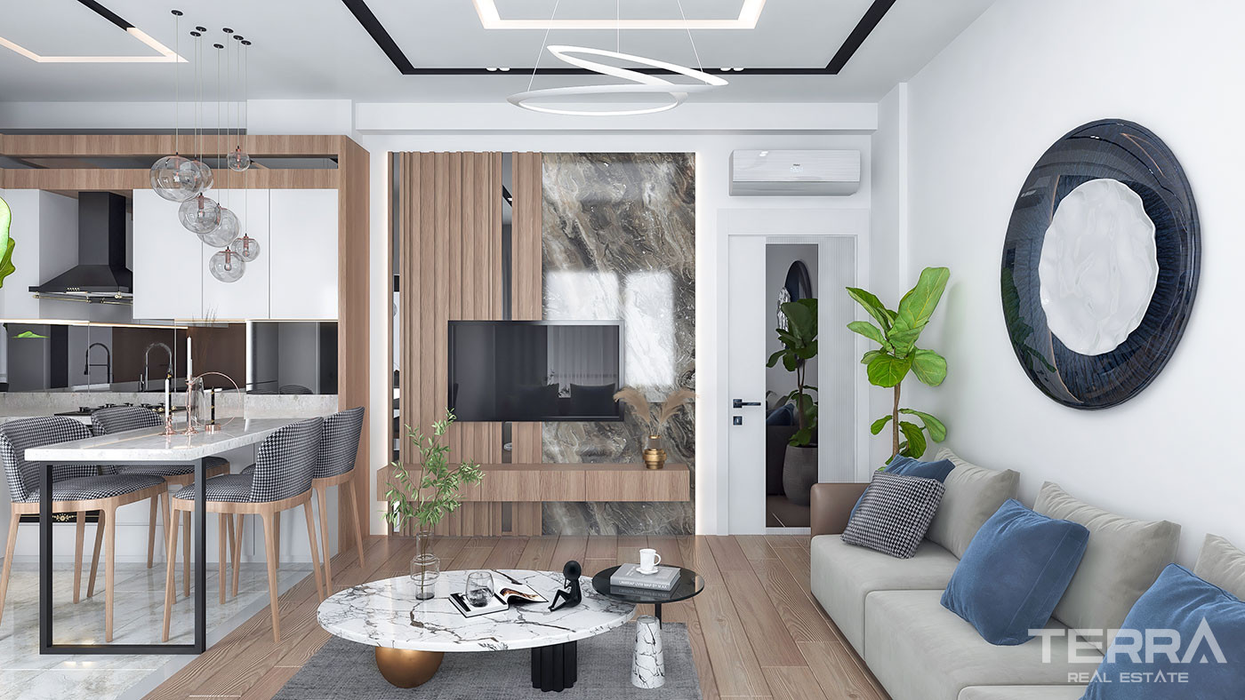 Appartements à Vendre à Antalya Aksu Avec Espaces Collectifs - 61834