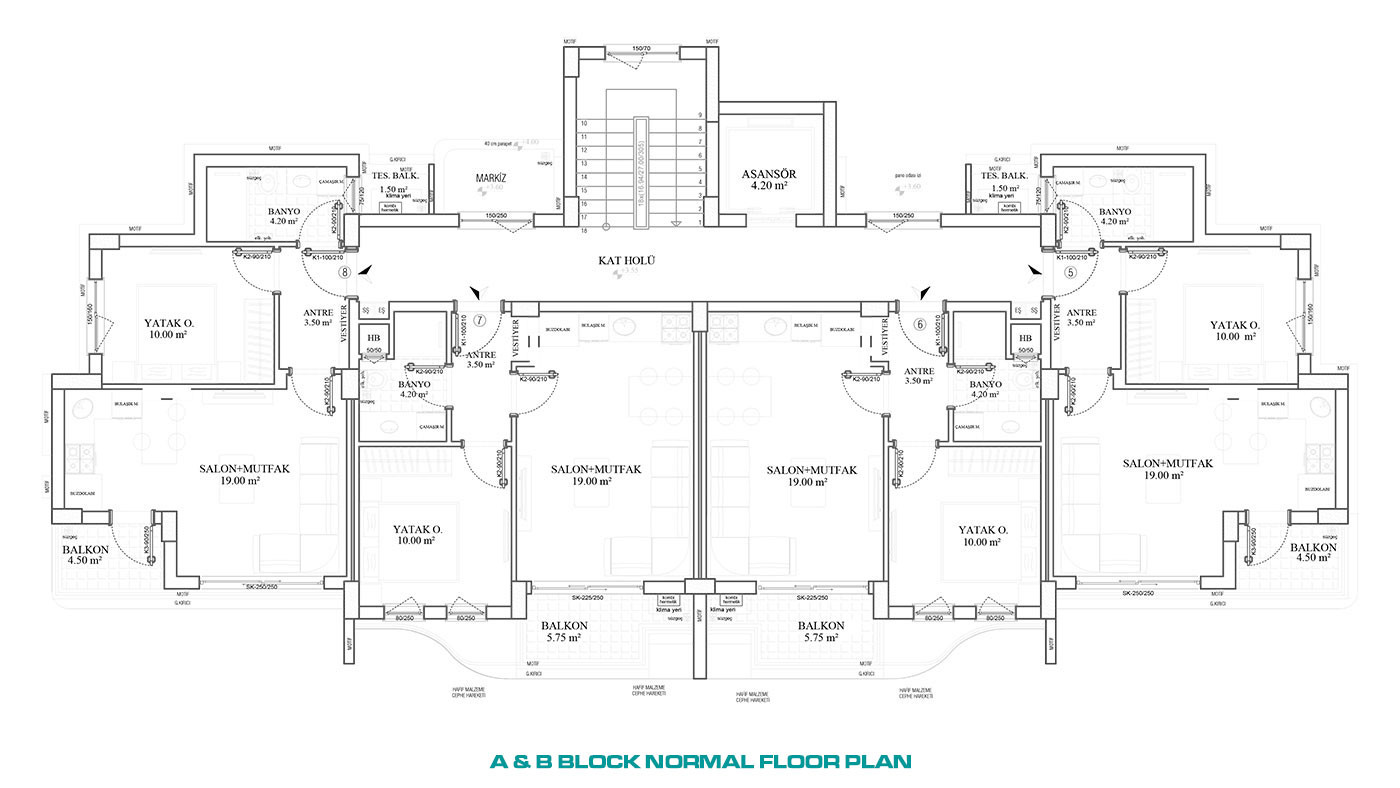Apartamenty Antalya w Aksu z dużym potencjałem inwestycyjnym - 61862
