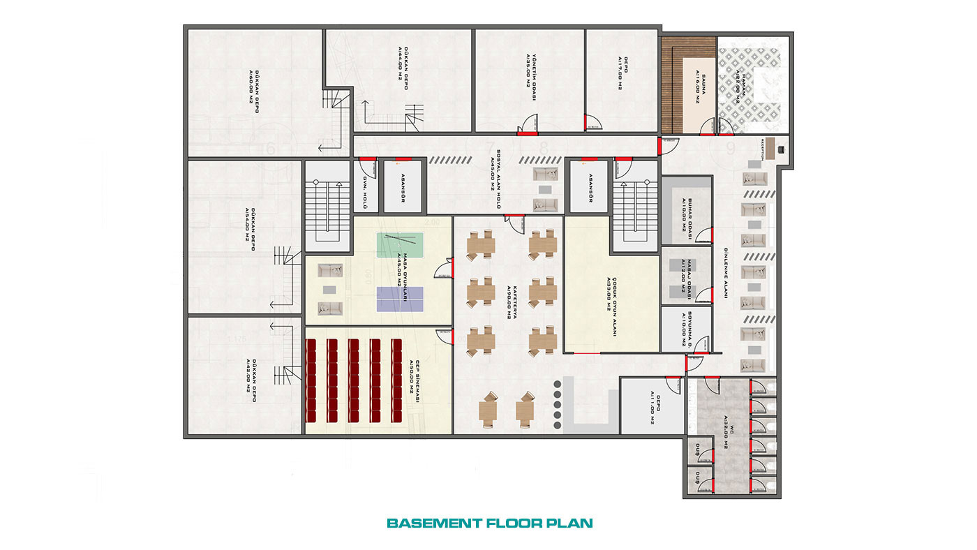 Luxury Apartments within 1.25 km to the Beach in Mahmutlar Alanya - 61971